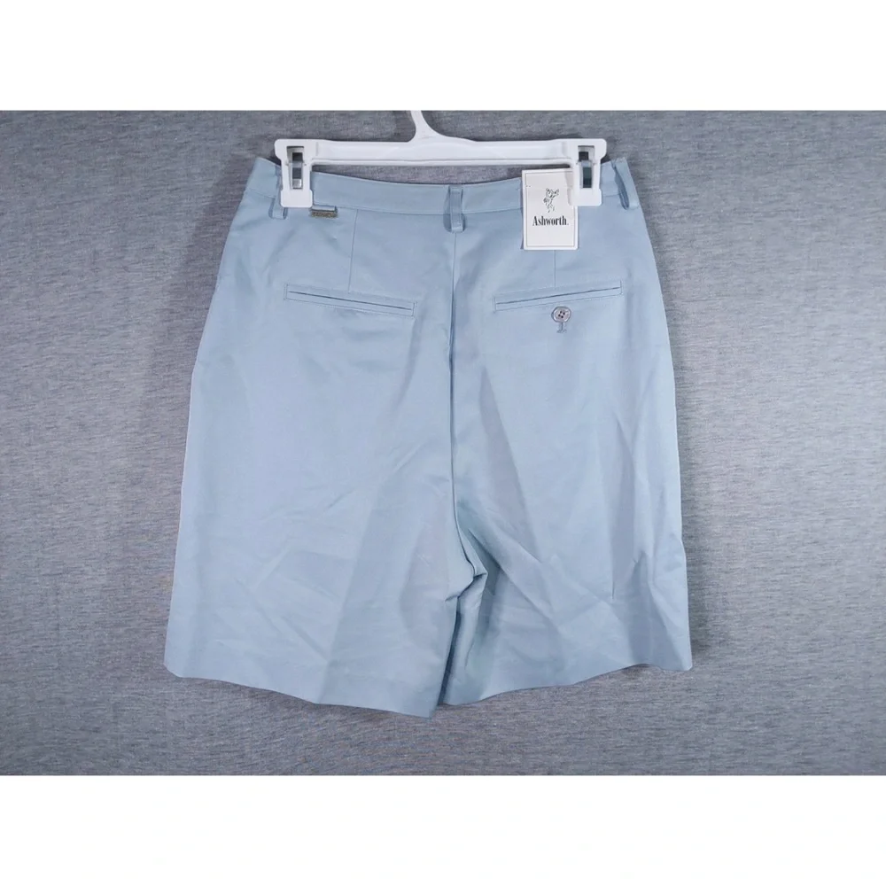 Ashworth Light Blue Golf Shorts - Picture 2 of 9